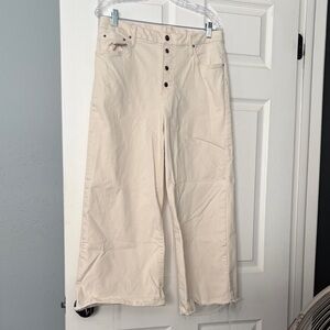 Time and Tru Light Beige High-Rise Pants
